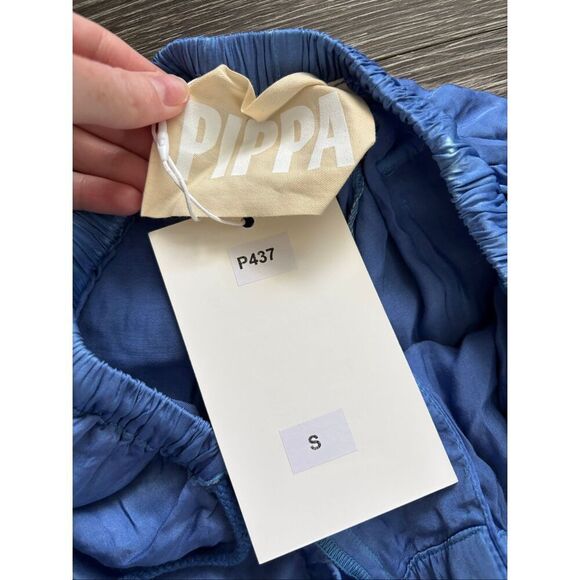 NWT Pippa The Label Blue & White Ombré Aster Pant Size Small - Picture 6 of 7